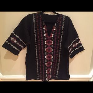 Authentic Mexican Embroided Tunic